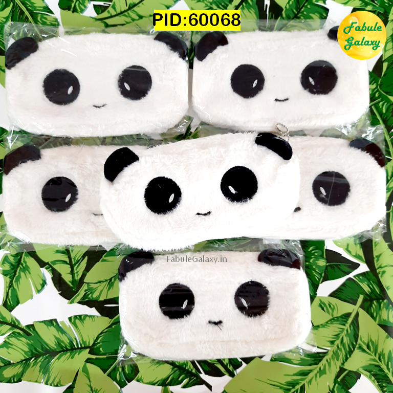 Panda Fur Hand Pouch