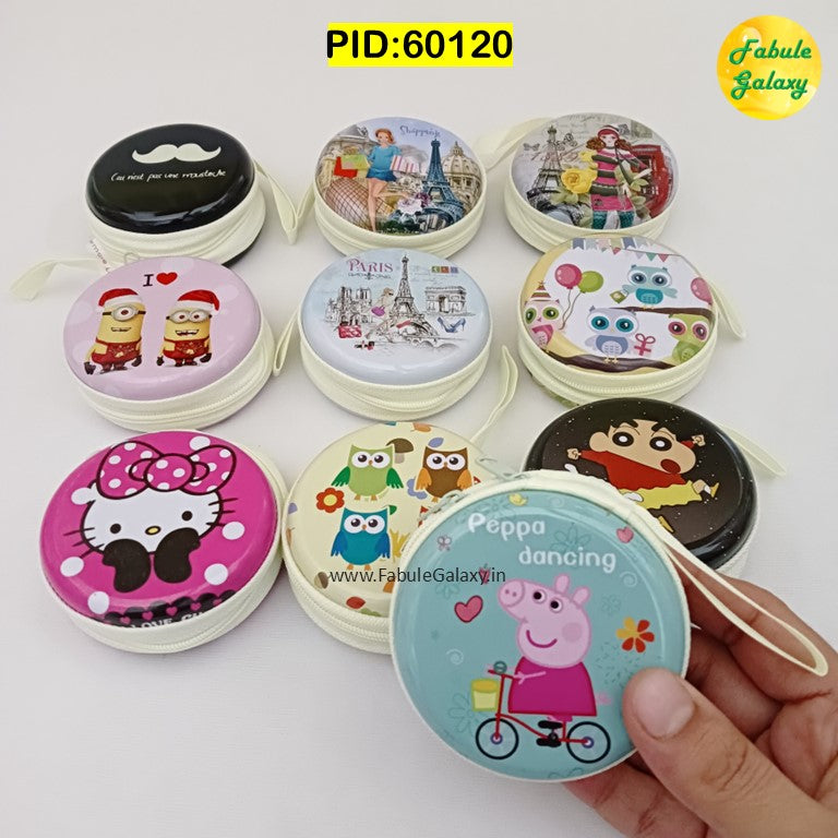 Round Storage Box | Coin Pouch