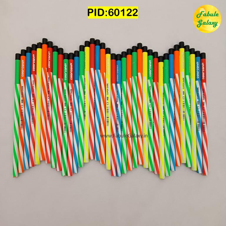 Pencil - Colorful Spiral Design