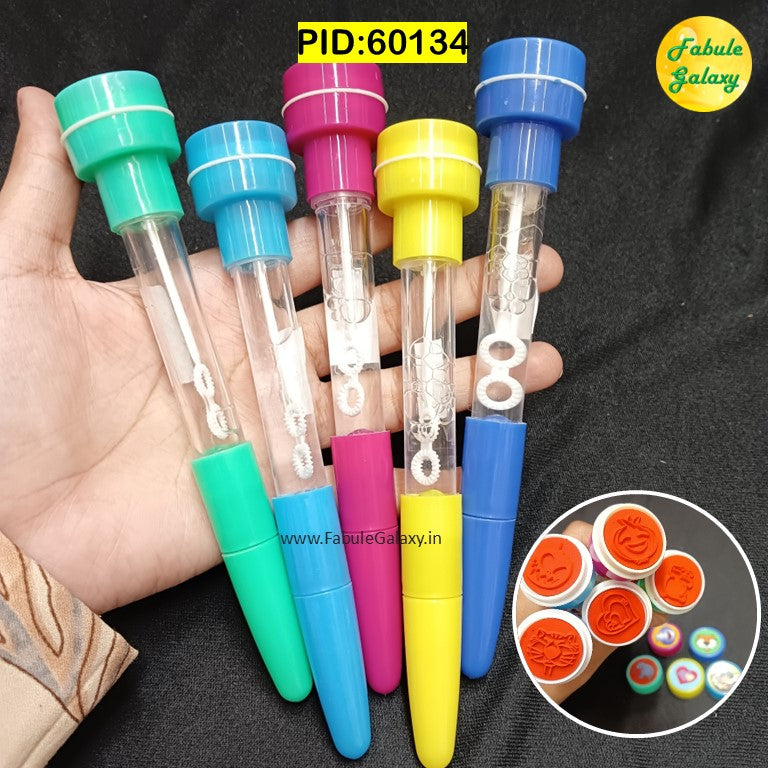Pen with Bubble and Stamp