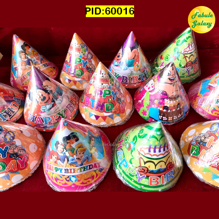 B'Day Cap Small- 10 Pc Pack