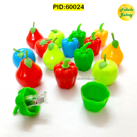 Mix- Fruit and Veg. Shaped Sharpener