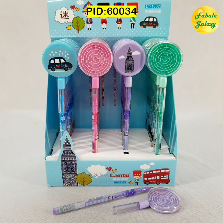 Bullet Pencil with Maze Game
