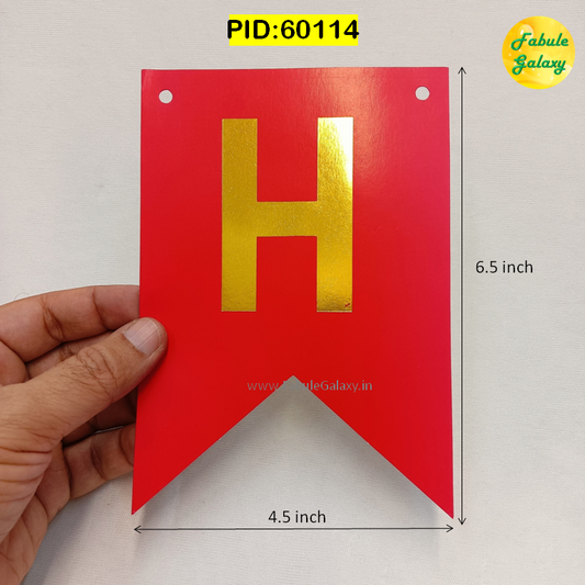 Happy Birthday Banner - Pink