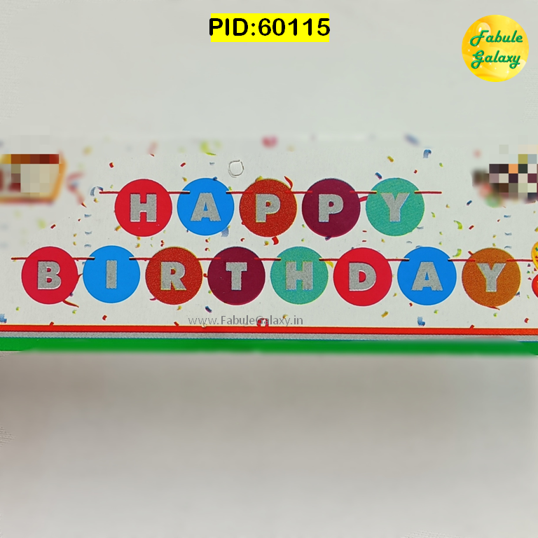Happy Birthday Banner - Round-Multicolored