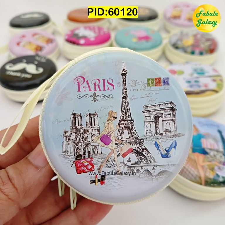 Round Storage Box | Coin Pouch