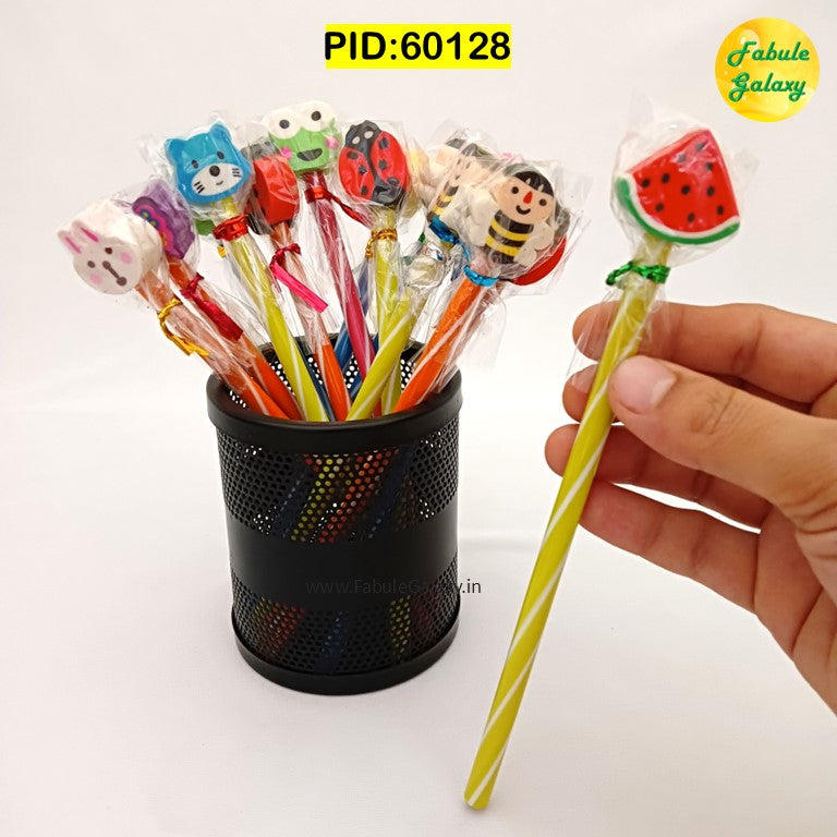 Cartoon Eraser Pencil