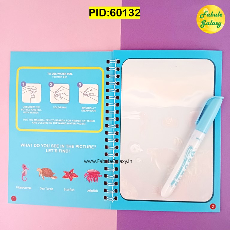Magic Water Coloring Book