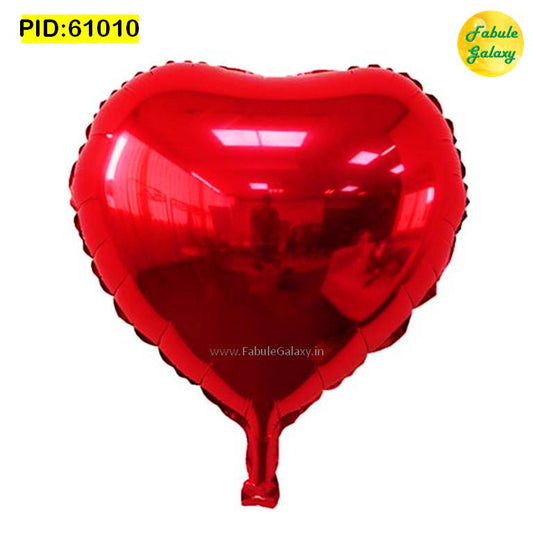 Heart Shape Red Foil Balloon 17 Inch