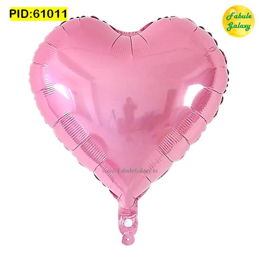 Heart Shape Pink Foil Balloon 17 Inch