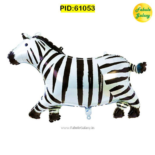 Zebra Printed Large Foil Balloon 25"