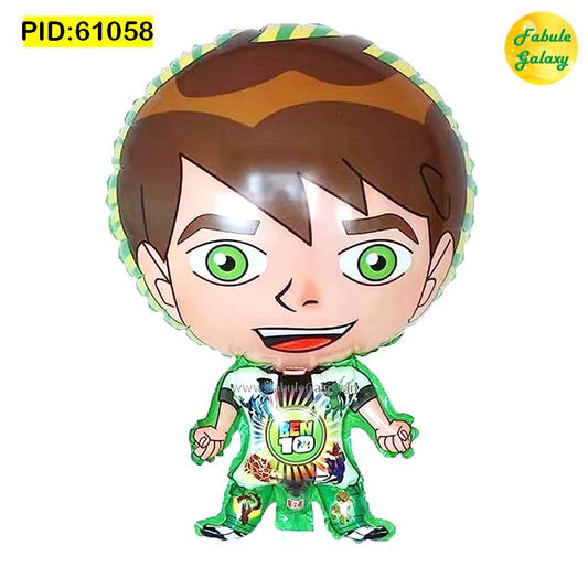 Cartoon Foil Balloon Large 24" Green Black