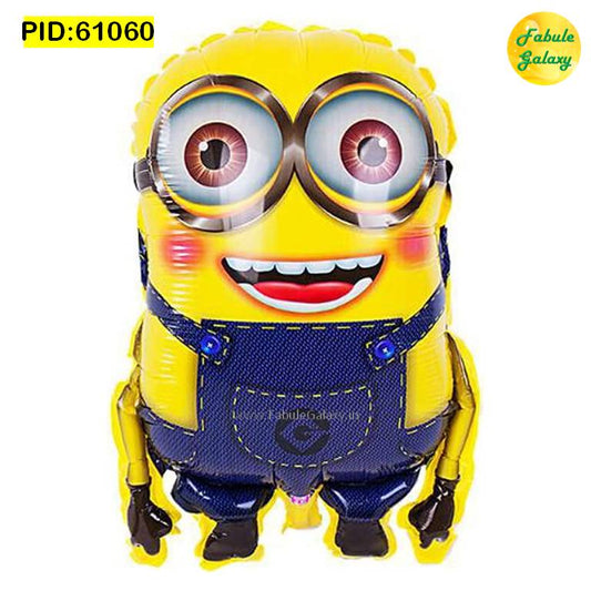 Cartoon Foil Balloon Large 22" Yellow Blue