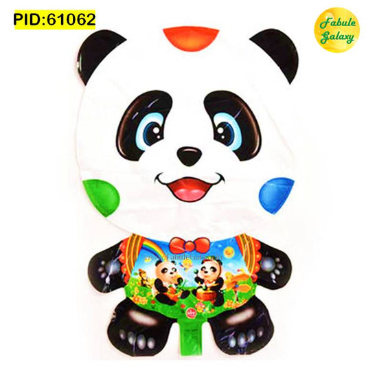 Panda Cartoon Foil Balloon Large 22" White Black